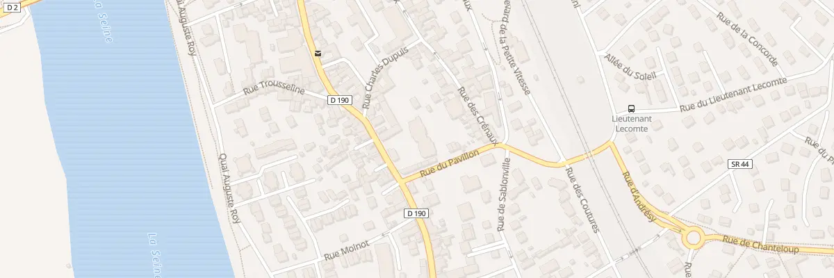 Plan du 86 Rue Paul Doumer à Triel-sur-Seine