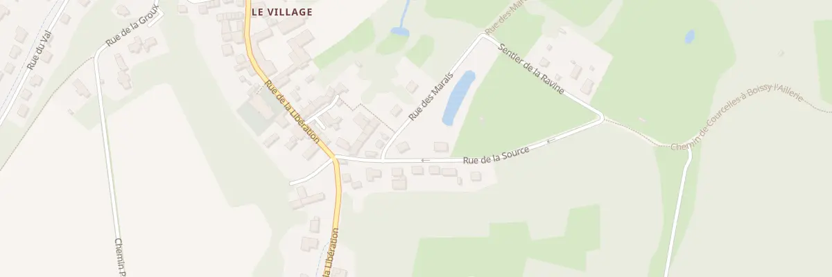 Plan du 3 Rue de la Source à Courcelles-sur-Viosne