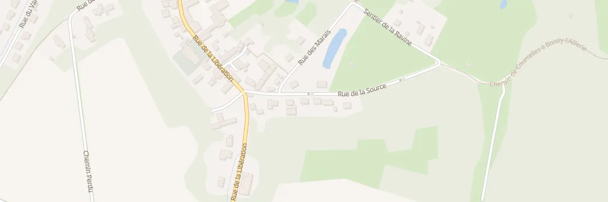 Plan du 8 Rue de la Source à Courcelles-sur-Viosne