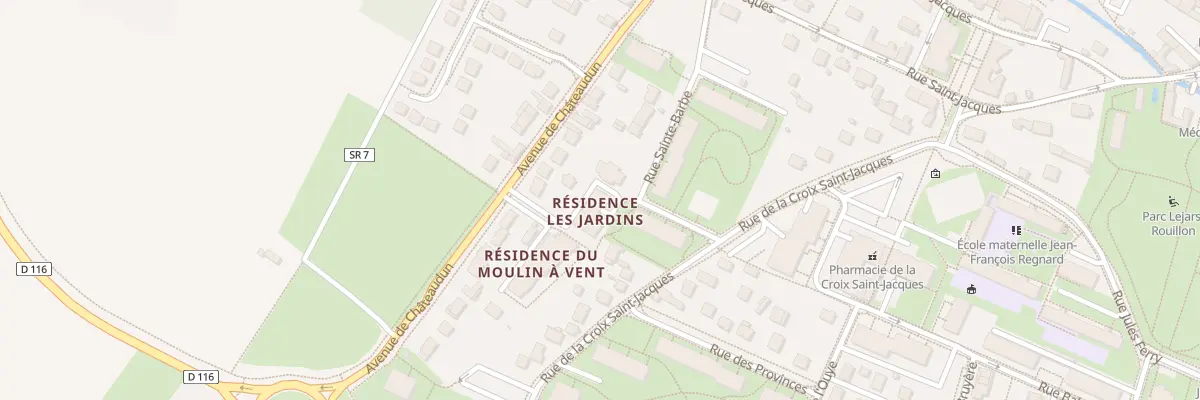 Plan du 19A Av de Châteaudun à Dourdan