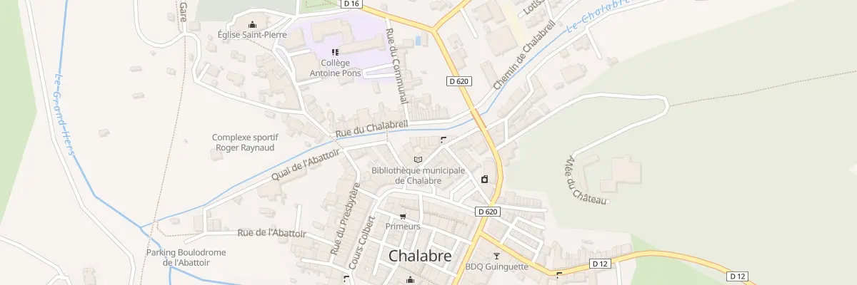 Plan du 12 Rue des Boulangers à Chalabre