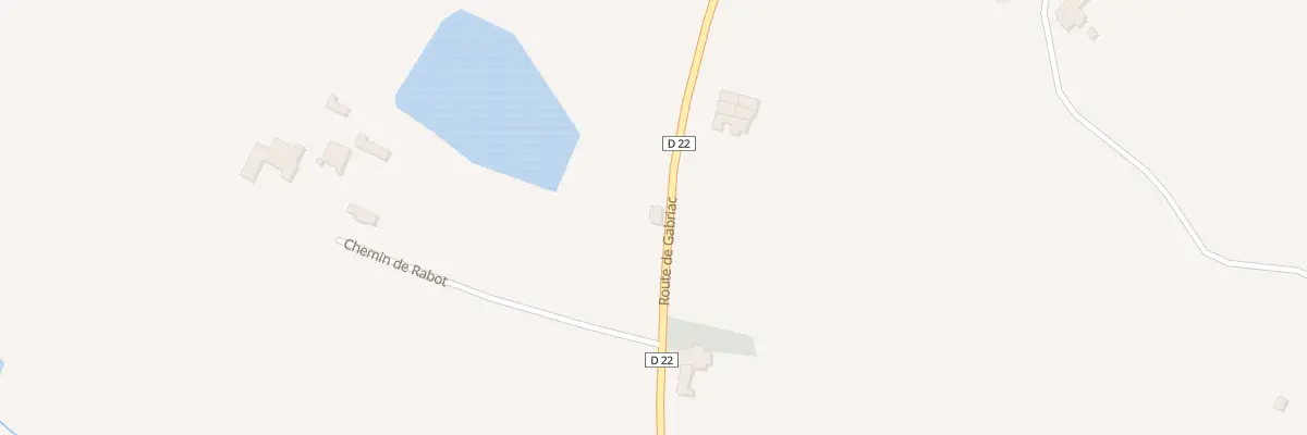 Plan du 442 Rte de Gabriac à Cadalen