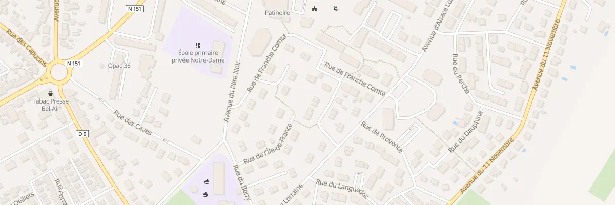 Plan du 5 Rue du Maine à Issoudun