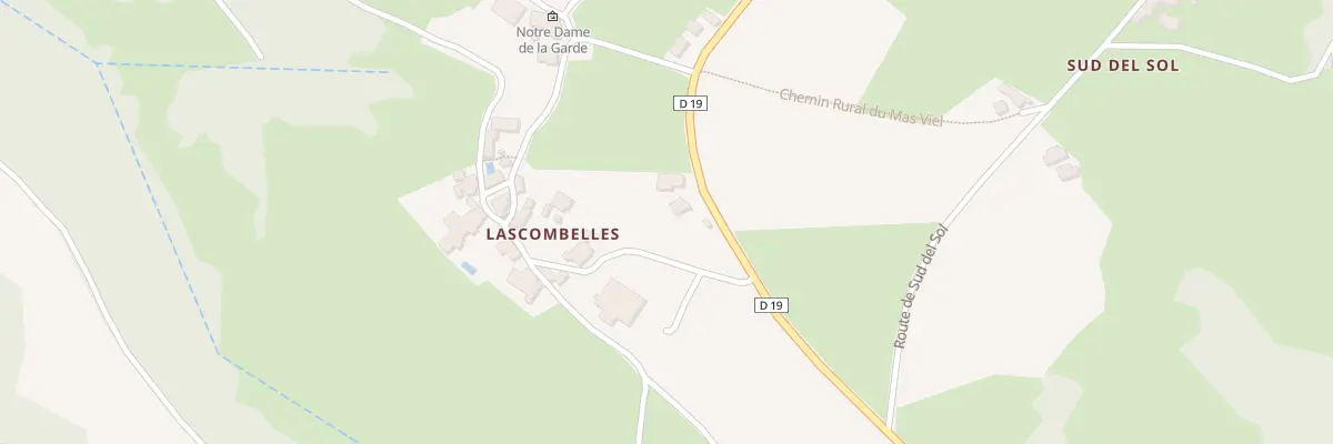 Plan du 5038 Lascombelles à Sainte-Colombe