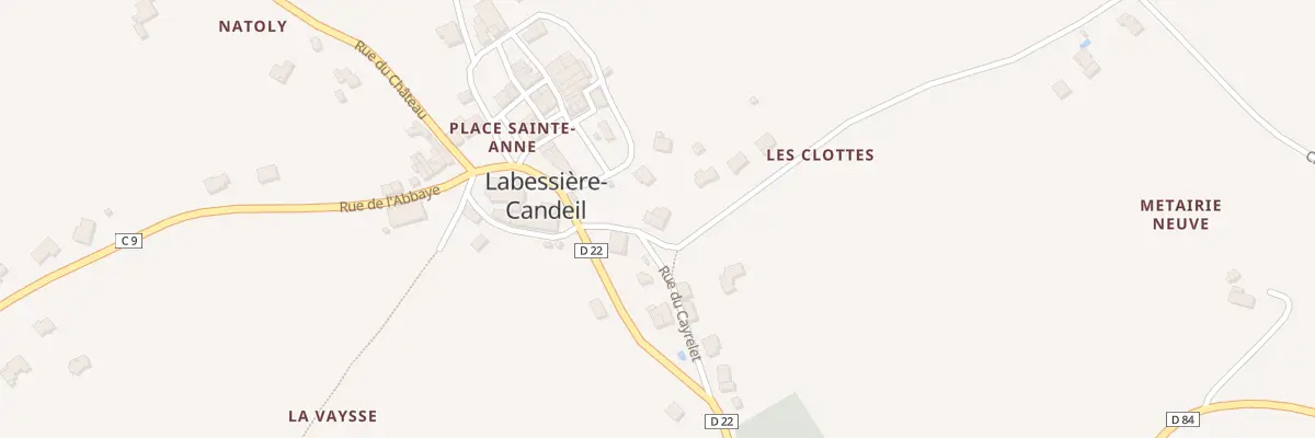 Plan du 35 Che des Lilas à Labessière-Candeil