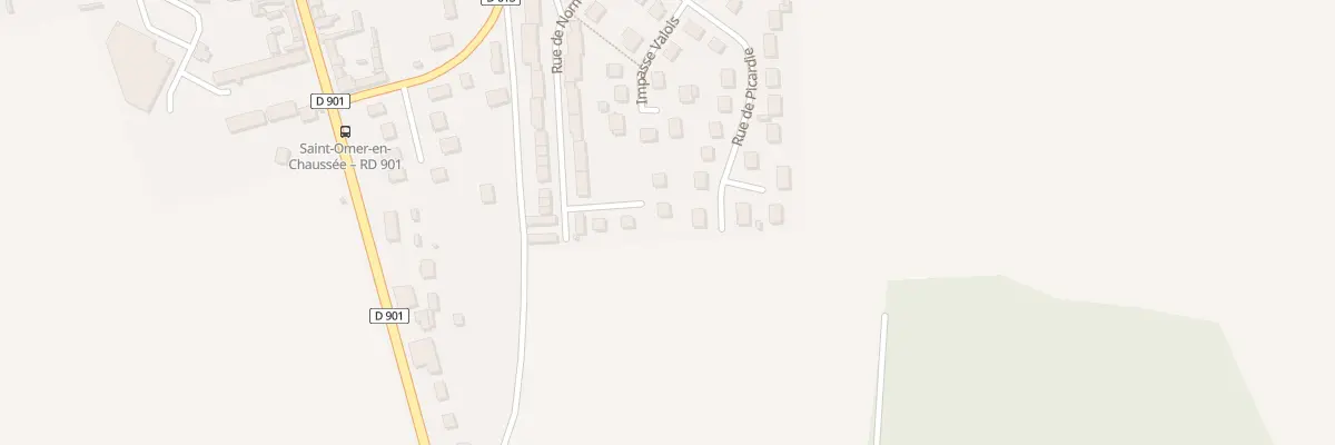 Plan du 54 Rue de Normandie à Saint-Omer-en-Chaussée
