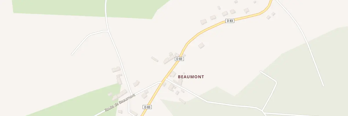 Plan du 6 Rte de Beaumont à Briantes