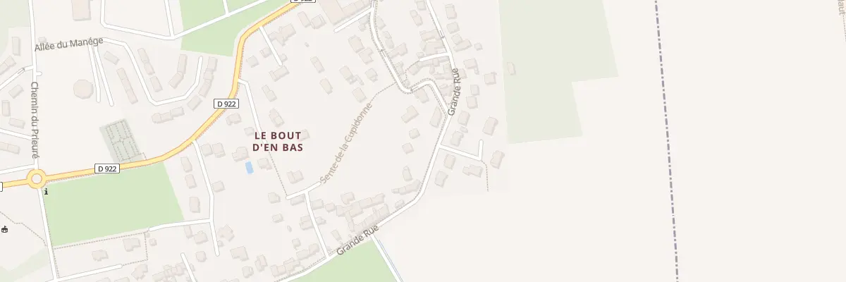 Plan du 34 Gr Grande Rue à Boisemont