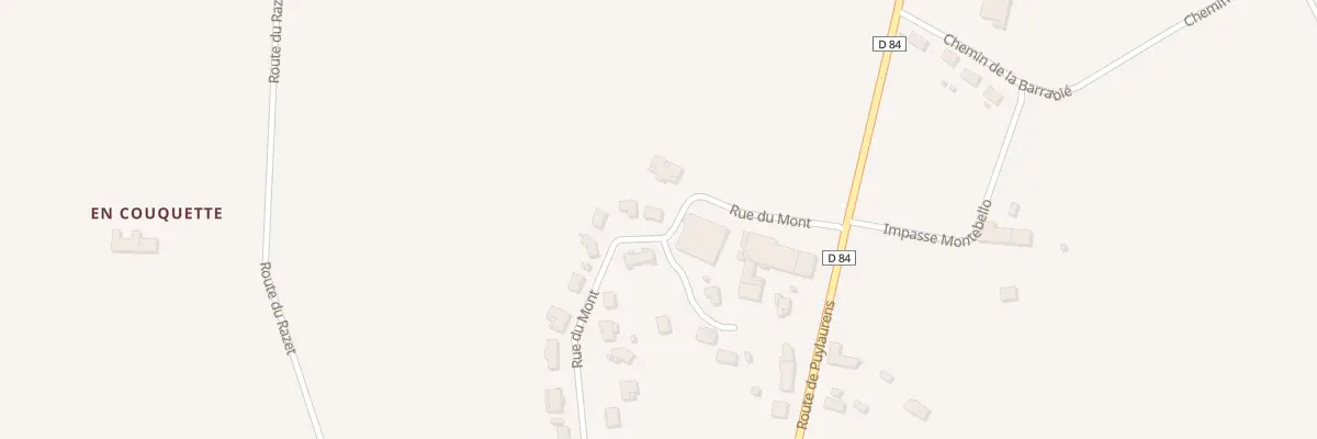 Plan du 4 Rue du Mont à Blan