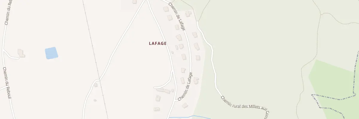 Plan du 5232E Lafage à Monteils