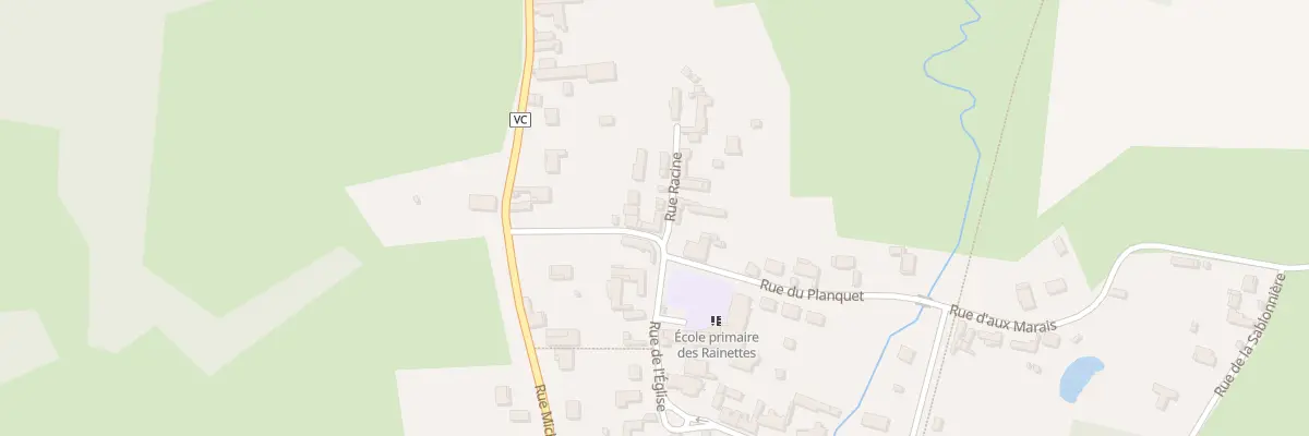 Plan du 5 Rue du Planquet à Rainvillers