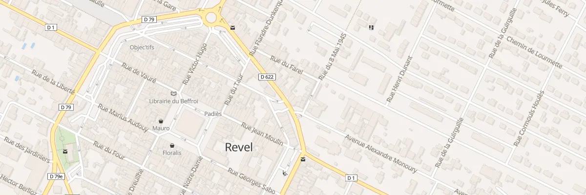 Plan du 4 Bd Gambetta à Revel