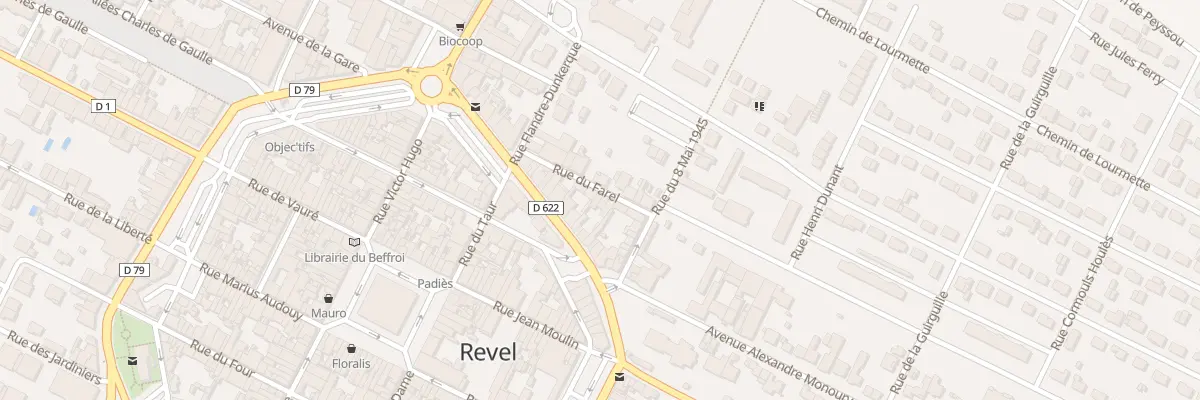 Plan du 9 Rue du Farel à Revel