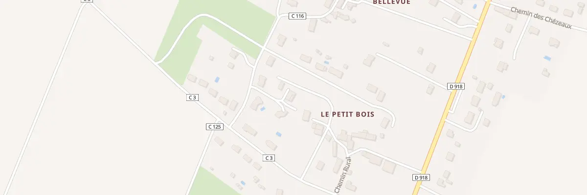 Plan du 27 Che de Bellevue à Sainte-Lizaigne