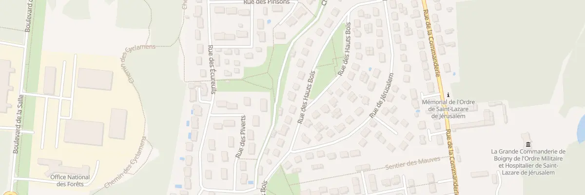 Plan du 12 Rue des Hauts Bois à Boigny-sur-Bionne