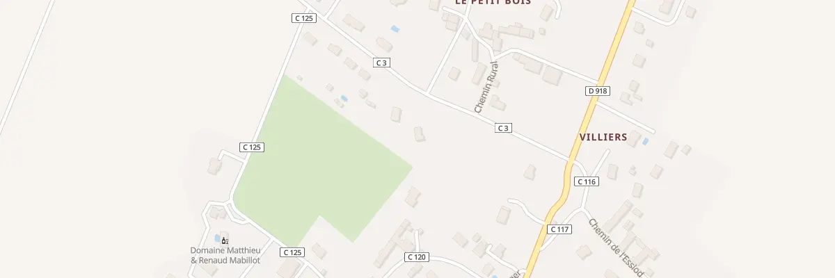 Plan du 5 Rte des Monts à Sainte-Lizaigne