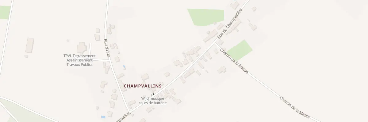 Plan du 640 Rue de Champvallins à Sandillon