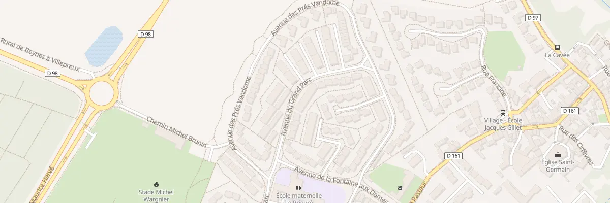 Plan du 34 Av du Grand Parc à Villepreux