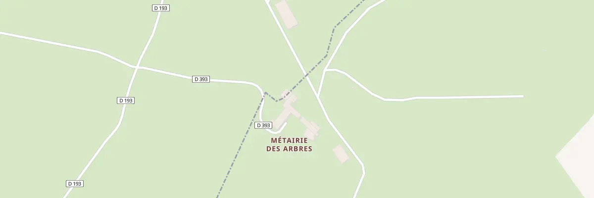 Plan du 156 Les Arbres à Roquefeuil