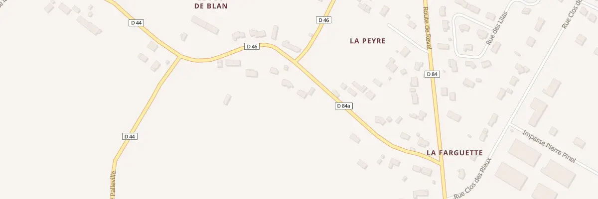 Plan du 5333 La Bastiere à Blan