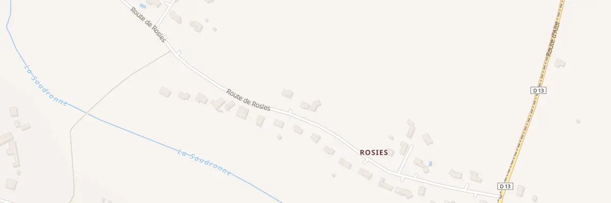 Plan du 69 Rte de Rosies à Lagrave