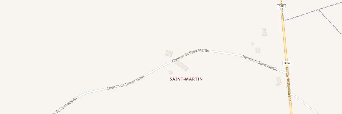 Plan du 721 Che de Saint Martin à Palleville