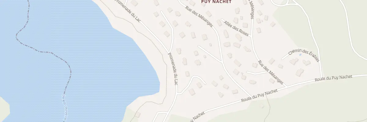 Plan du 2 Prom du Lac à Marcillac-la-Croisille