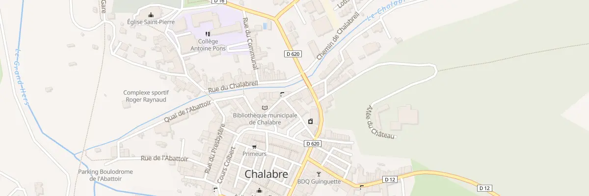 Plan du 28 Rue des Cloutiers à Chalabre