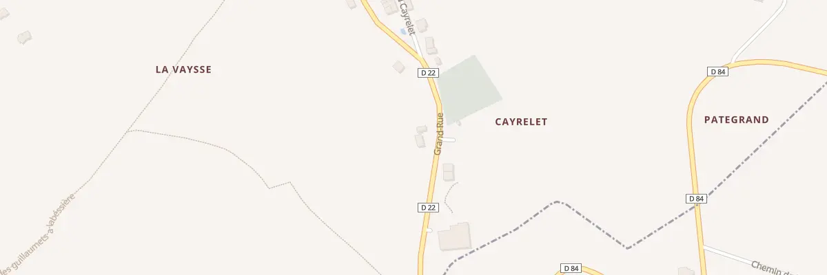 Plan du 5001A Cayrelet à Labessière-Candeil