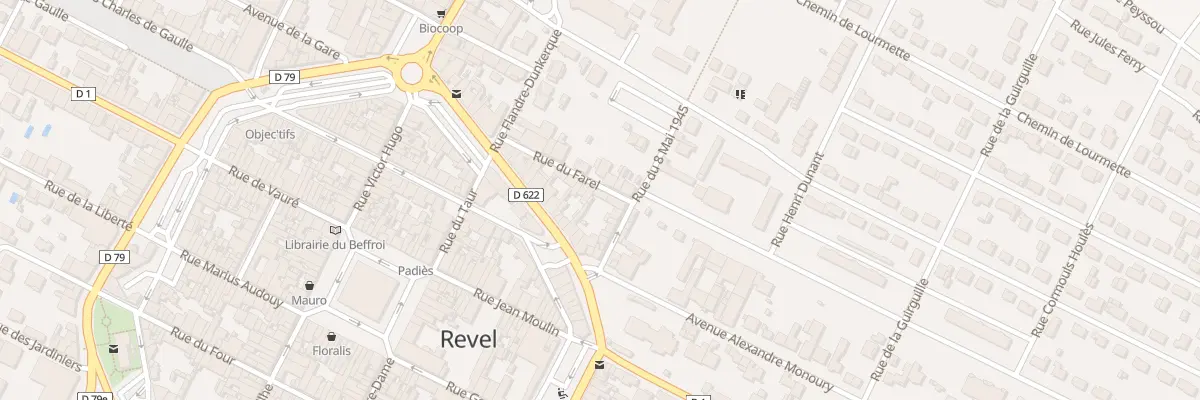 Plan du 3 Rue du Farel à Revel