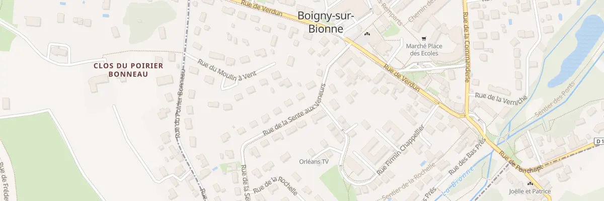 Plan du 34 Rue de la Sente aux Veneurs à Boigny-sur-Bionne