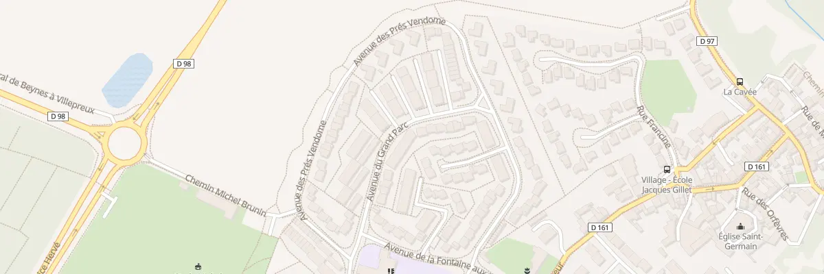 Plan du 44 Av du Grand Parc à Villepreux