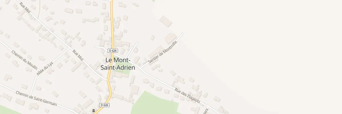 Plan du 89 Rue des Flageots au Mont-Saint-Adrien
