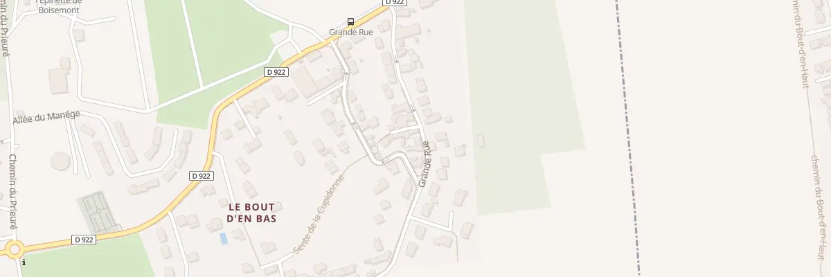 Plan du 20 Gr Grande Rue à Boisemont