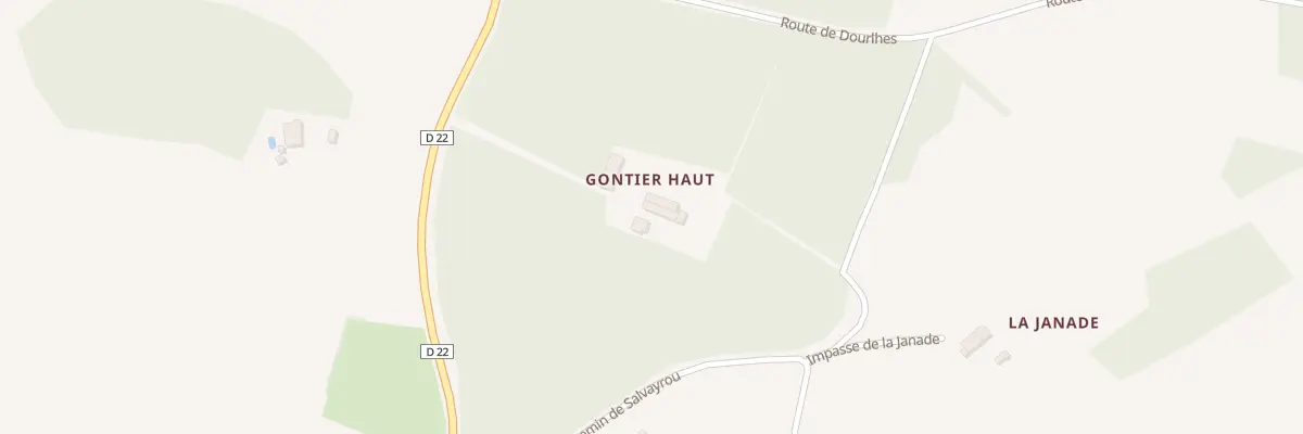 Plan du 5106 Gontier Haut à Labessière-Candeil