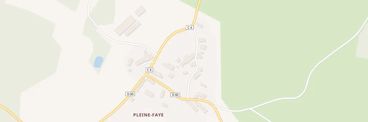 Plan du 17 Pleine Faye à Guéret