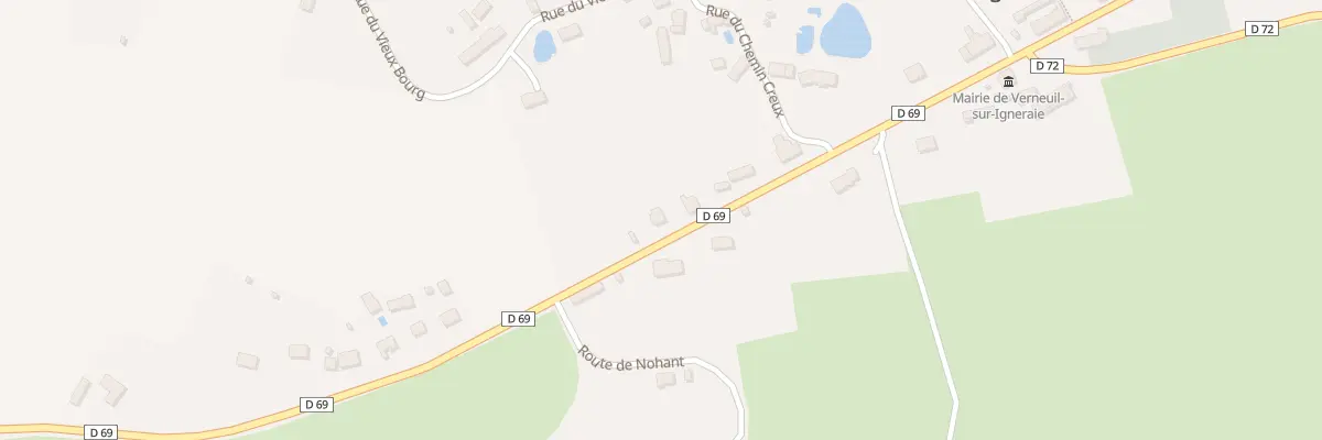 Plan du 16 Rue de la Vallée Noire à Verneuil-sur-Igneraie