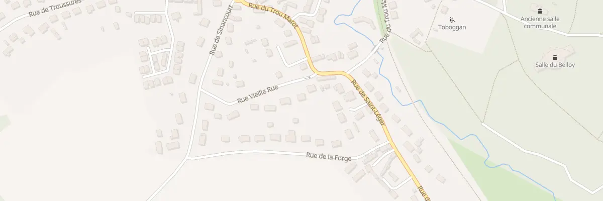 Plan du 12 Rue Vieille Rue à Rainvillers