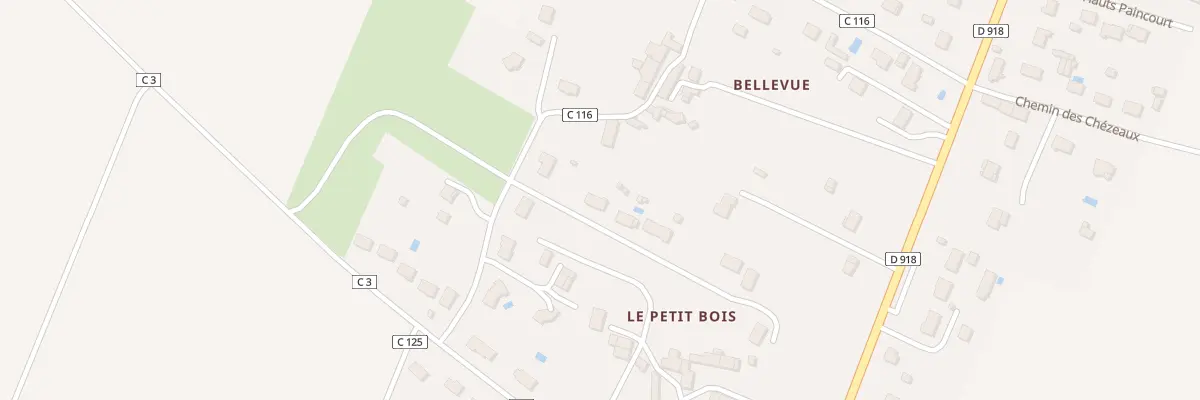 Plan du 19 Che de Bellevue à Sainte-Lizaigne
