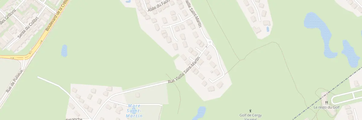 Plan du 45 Rue Vieille Saint-Martin à Courdimanche