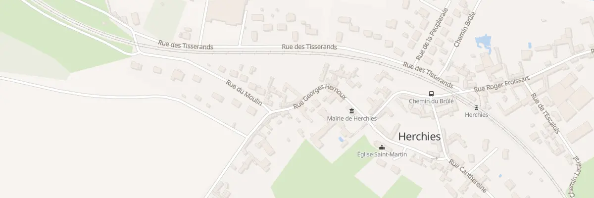 Plan du 22 Rue Georges Hernoux à Herchies