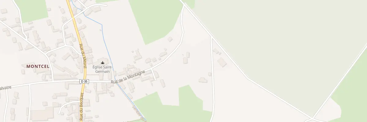 Plan du 26B Rue de la Montagne à Montchevreuil