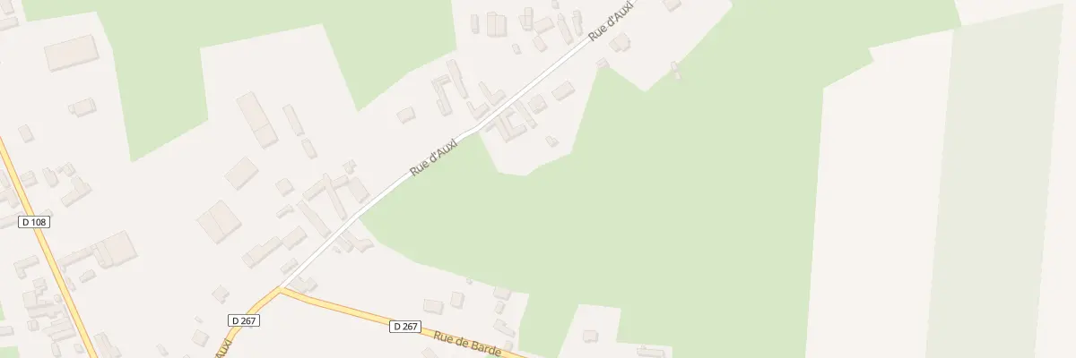 Plan du 15 Rue d’Auxi à Yvrench