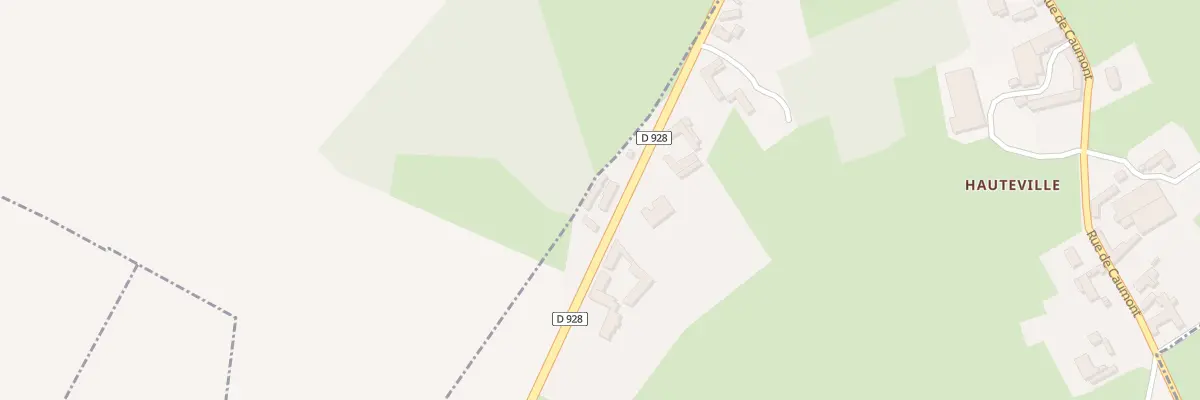 Plan du 1 Rte Nationale à Caumont