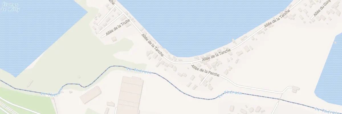 Plan du 89 All de la Tanche à Milly-sur-Thérain
