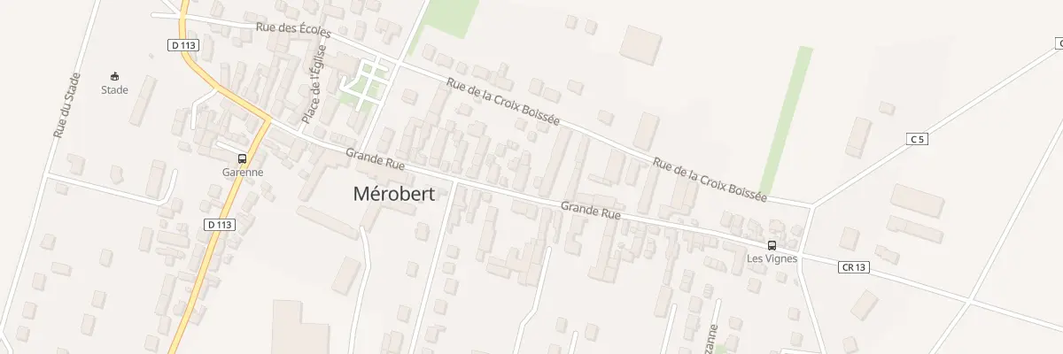 Plan du 17 Gr Gde Rue à Mérobert