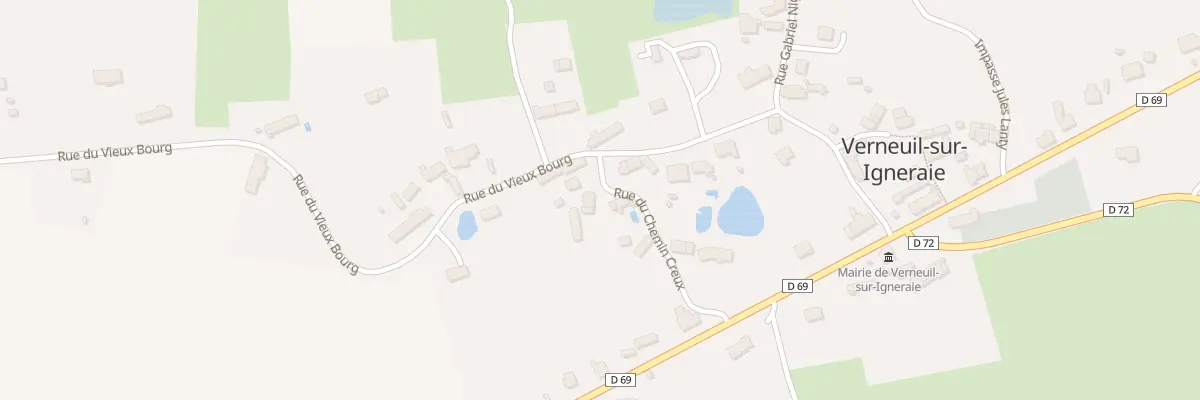 Plan du 6 Rue du Chemin Creux à Verneuil-sur-Igneraie