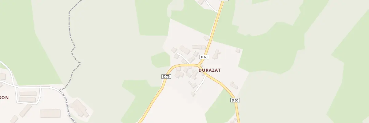 Plan du 17 Durazat à Fransèches