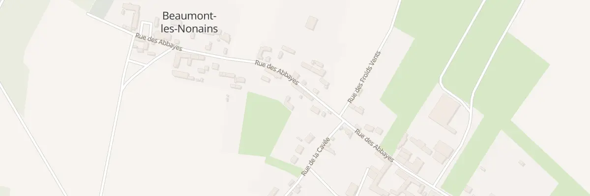 Plan du 14 Rue des Abbayes à Beaumont-les-Nonains