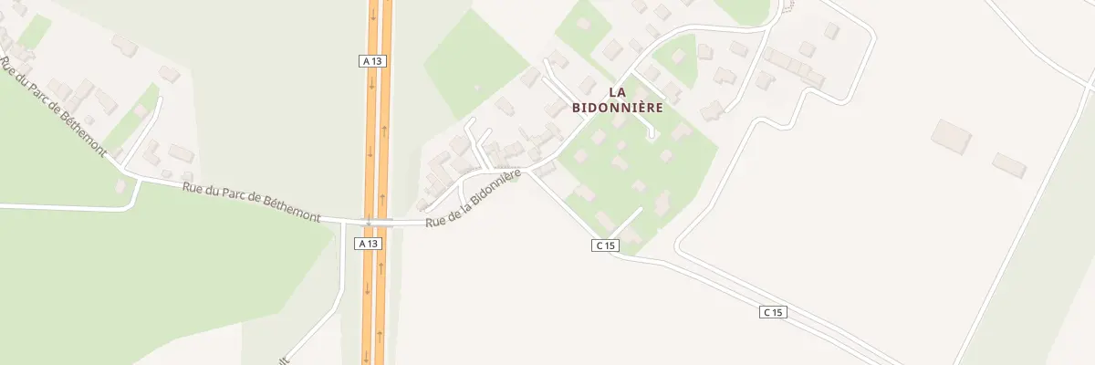 Plan du 113 Rue de la Bidonnière à Poissy